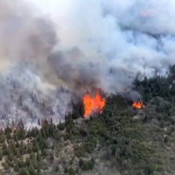 Fuego sin control alrededor de El Bolsón: evacuaciones, personas heridas y llamas sobre las casas