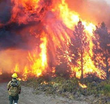 La situación del fuego no terminó en la Comarca Andina