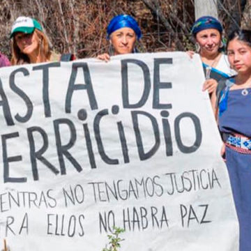 Mujeres de pueblos originarios: la «Caminata Basta de Terricidio» que partió del sur y el norte se acerca a CABA